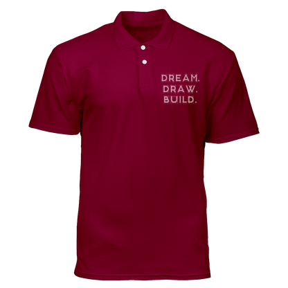 Cotton Polo Shirt: Dream Draw Build Pocket