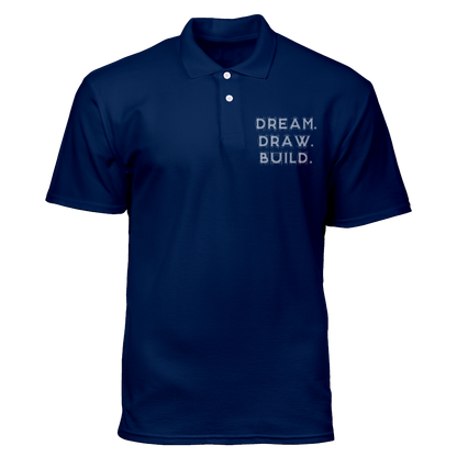 Cotton Polo Shirt: Dream Draw Build Pocket