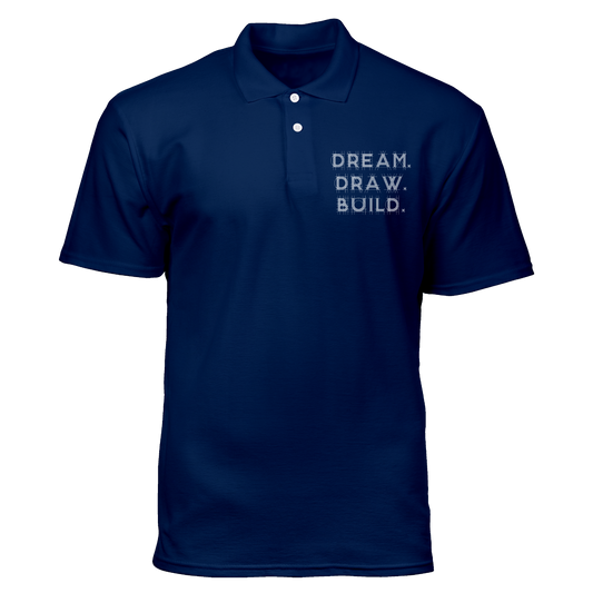 Cotton Polo Shirt: Dream Draw Build Pocket
