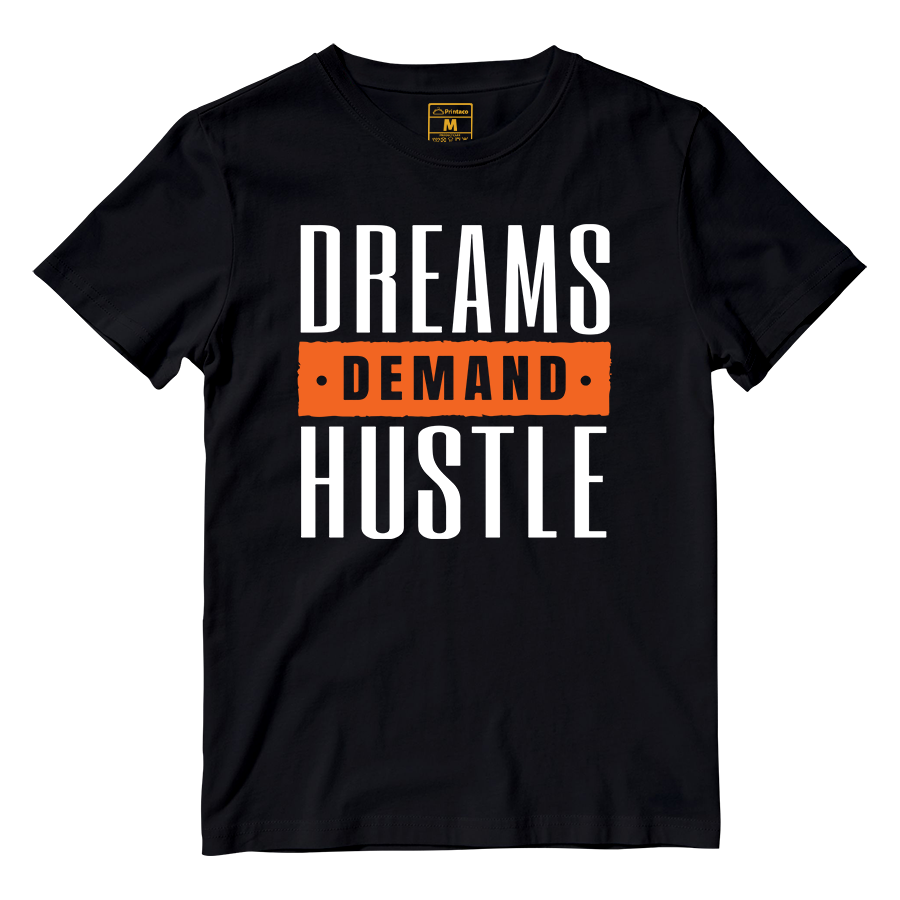 Cotton Shirt: Dreams Hustle