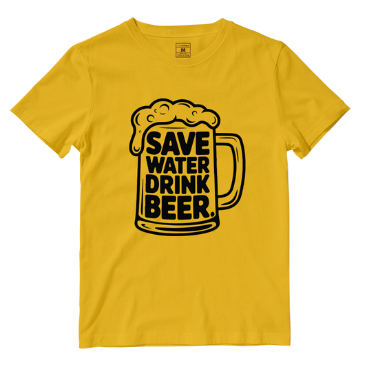 Cotton Shirt: Drink Beer