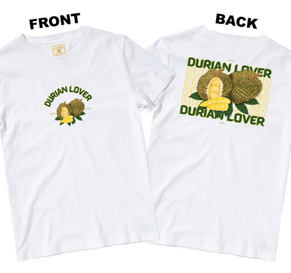 Cotton Shirt: Durian Lover (Front and Back)