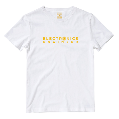 Cotton Shirt: Electronics Engineer Yellow