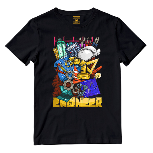 Cotton Shirt: Engineer Doodle