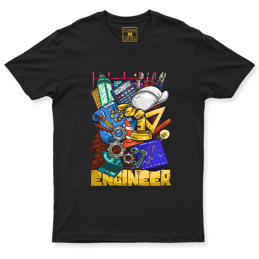 Drifit Shirt: Engineer Doodle