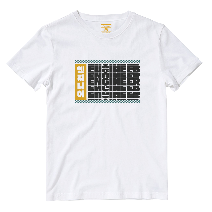 Cotton Shirt: Engineer Hangul