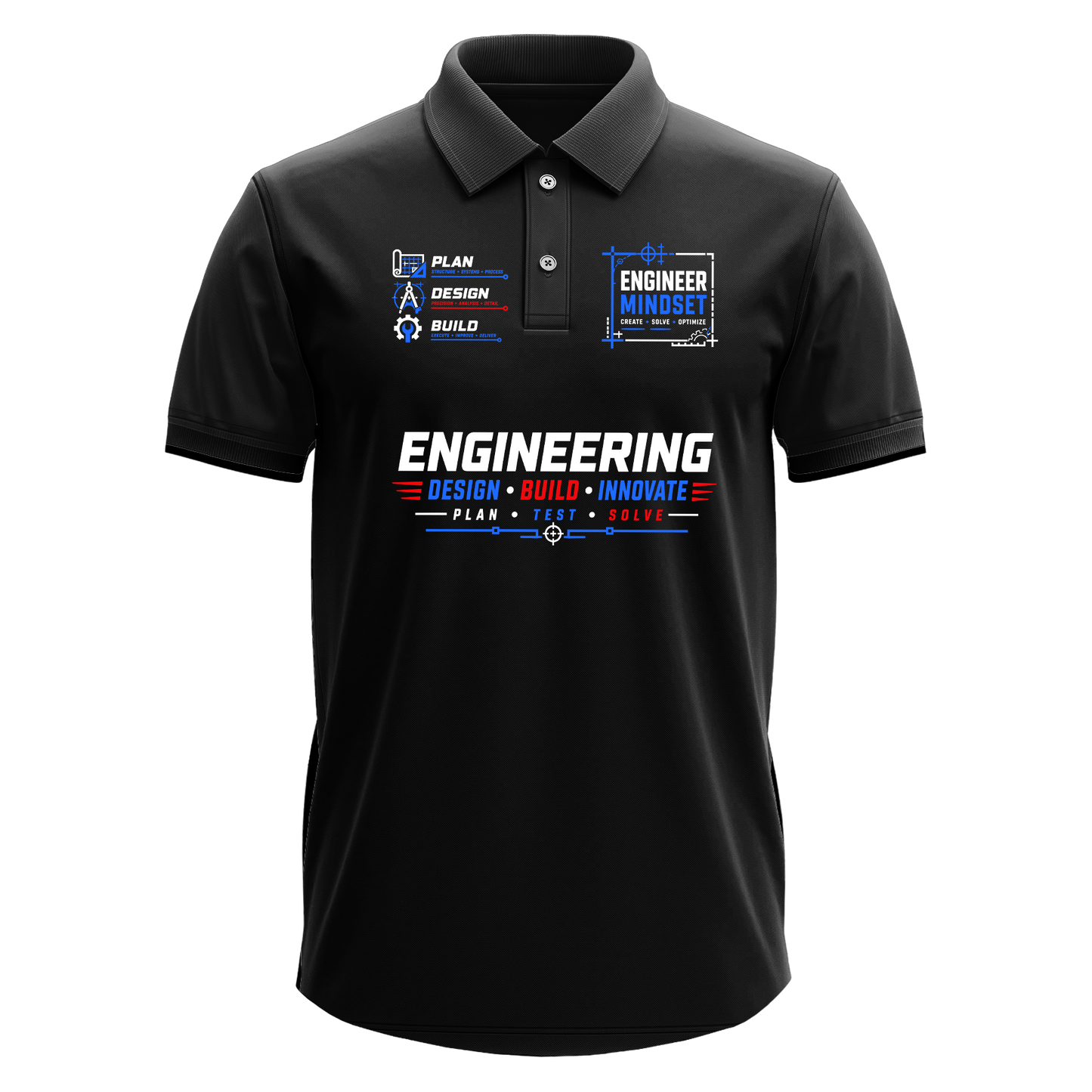 Drifit Polo Shirt: Engineer Mindset