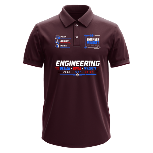 Drifit Polo Shirt: Engineer Mindset