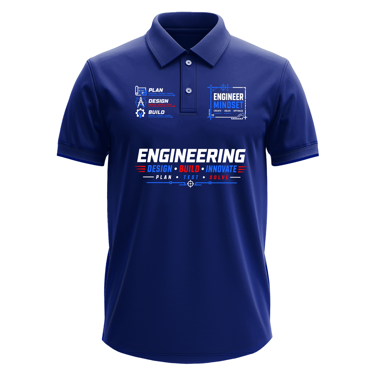 Drifit Polo Shirt: Engineer Mindset