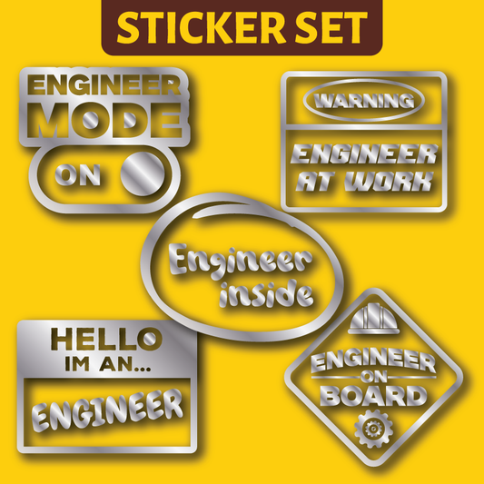 Vehicle Sticker: Engineer Set