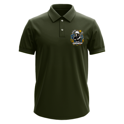 Drifit Polo Shirt: Engineer Silhouette
