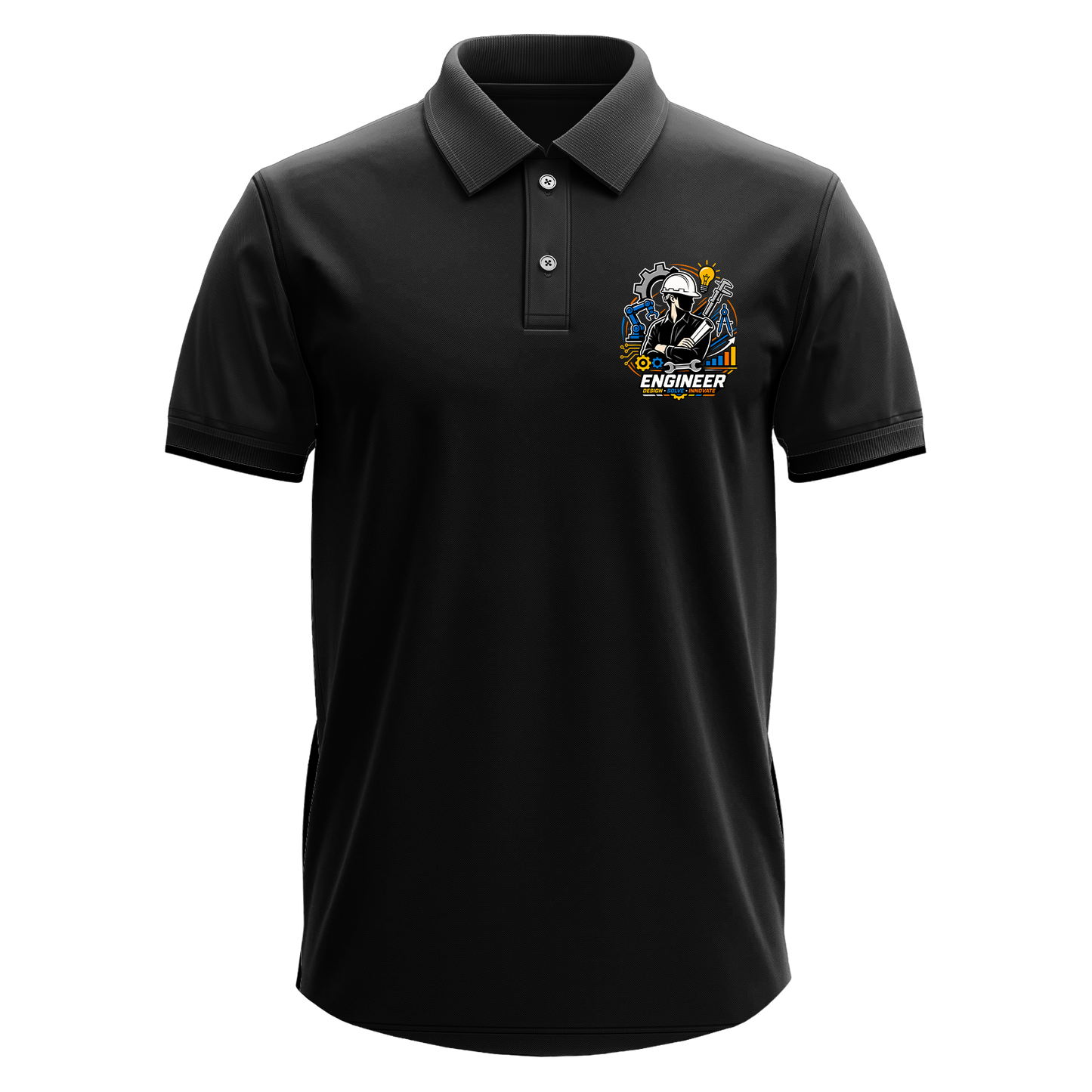 Drifit Polo Shirt: Engineer Silhouette