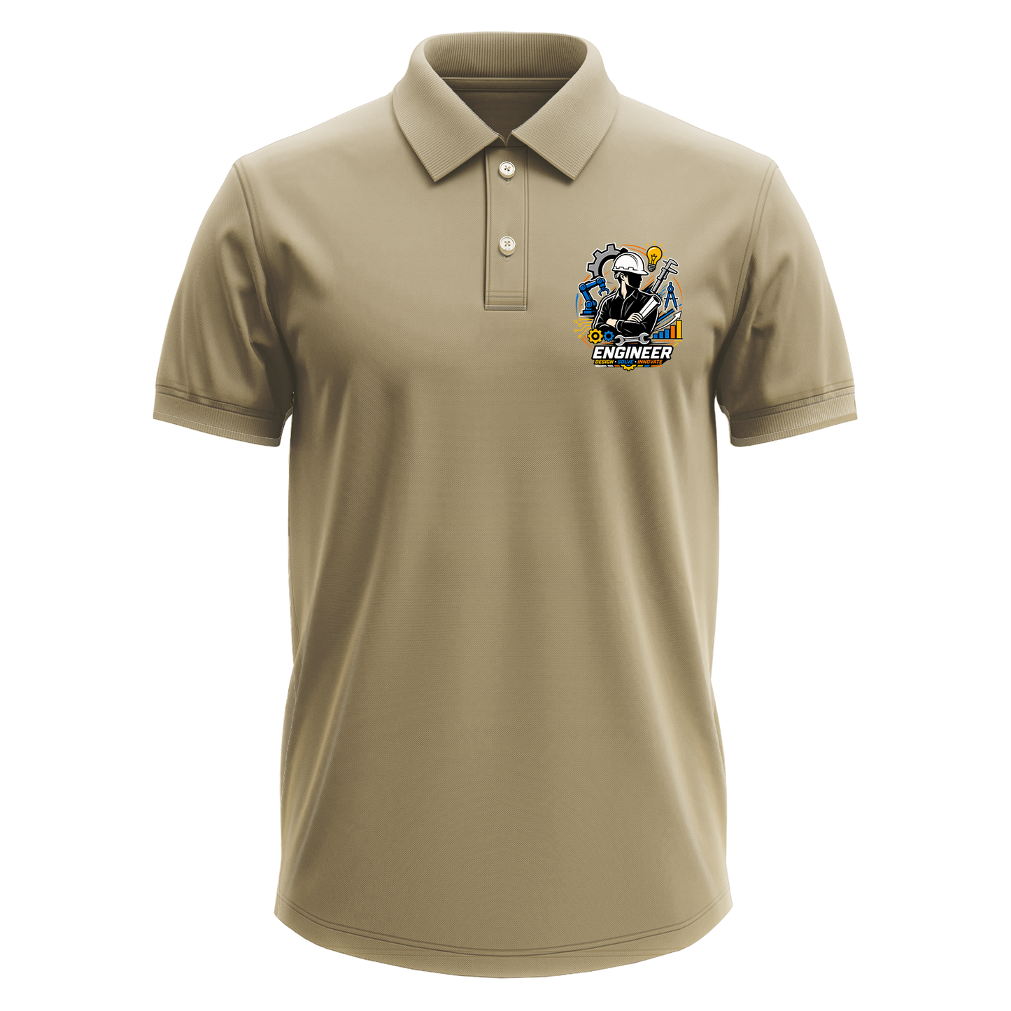 Drifit Polo Shirt: Engineer Silhouette