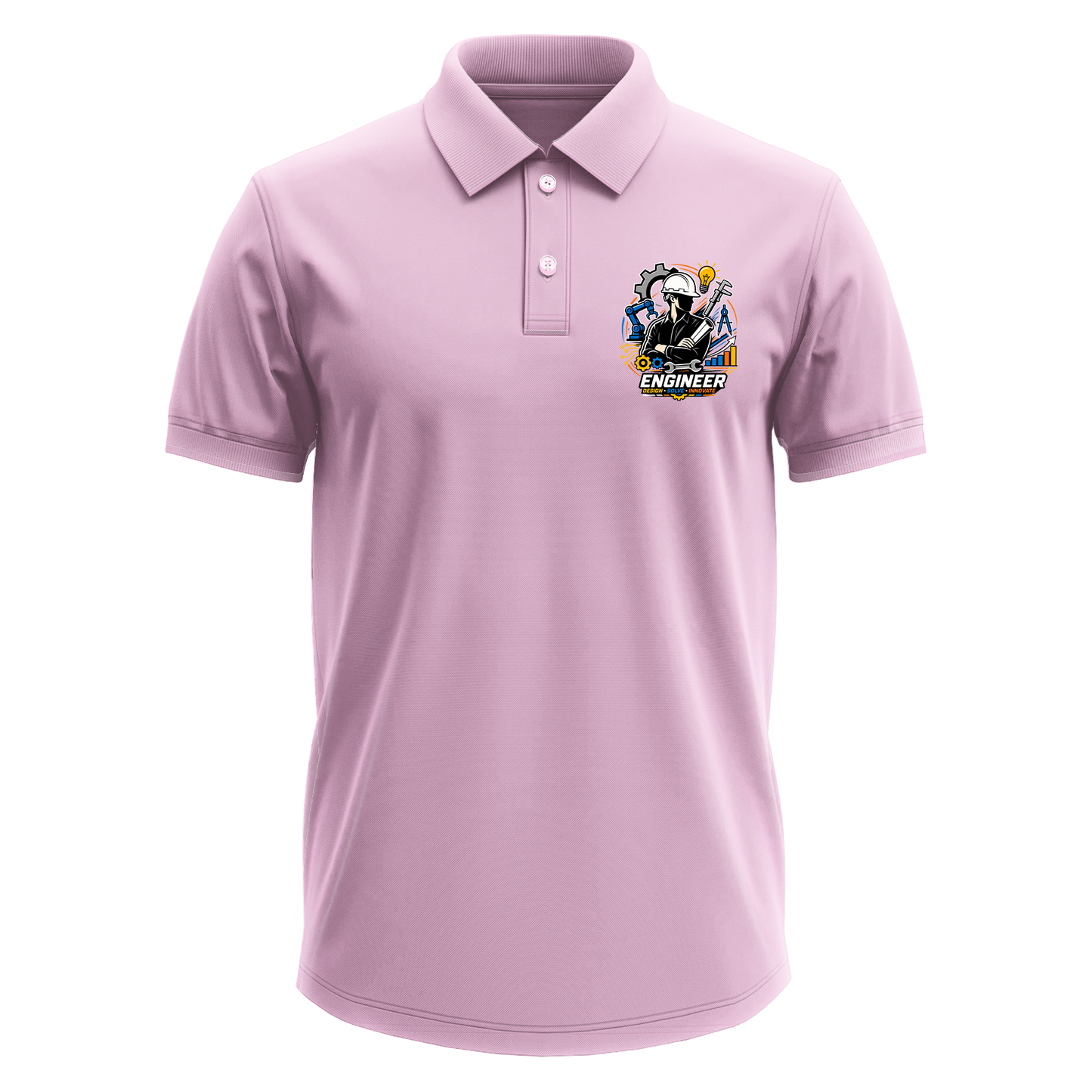Drifit Polo Shirt: Engineer Silhouette