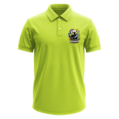 Drifit Polo Shirt: Engineer Silhouette