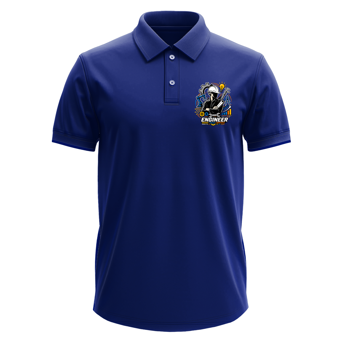 Drifit Polo Shirt: Engineer Silhouette