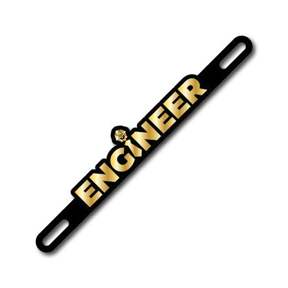 Car Plate Badge: Engineer Version 2