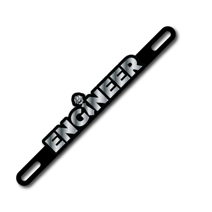 Car Plate Badge: Engineer Version 2