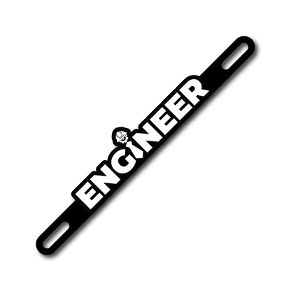Car Plate Badge: Engineer Version 2