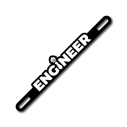 Car Plate Badge: Engineer Version 2