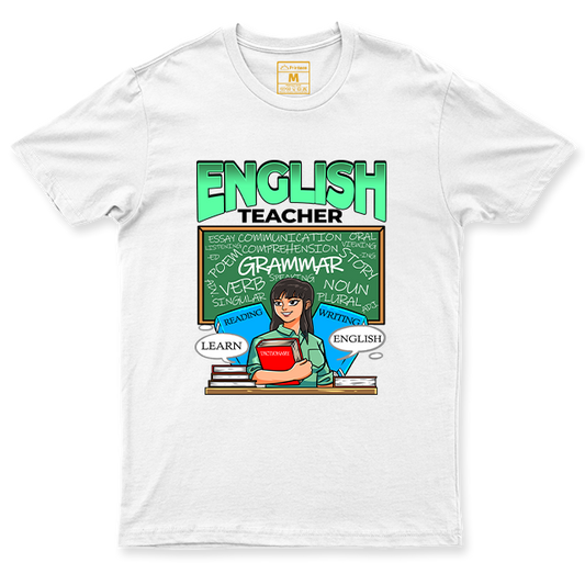 C.Spandex Shirt: English Teacher Female