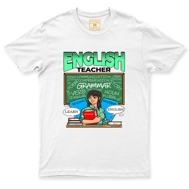 C.Spandex Shirt: English Teacher Female