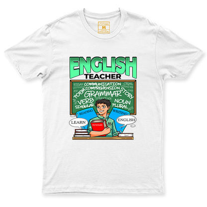 C.Spandex Shirt: English Teacher Male