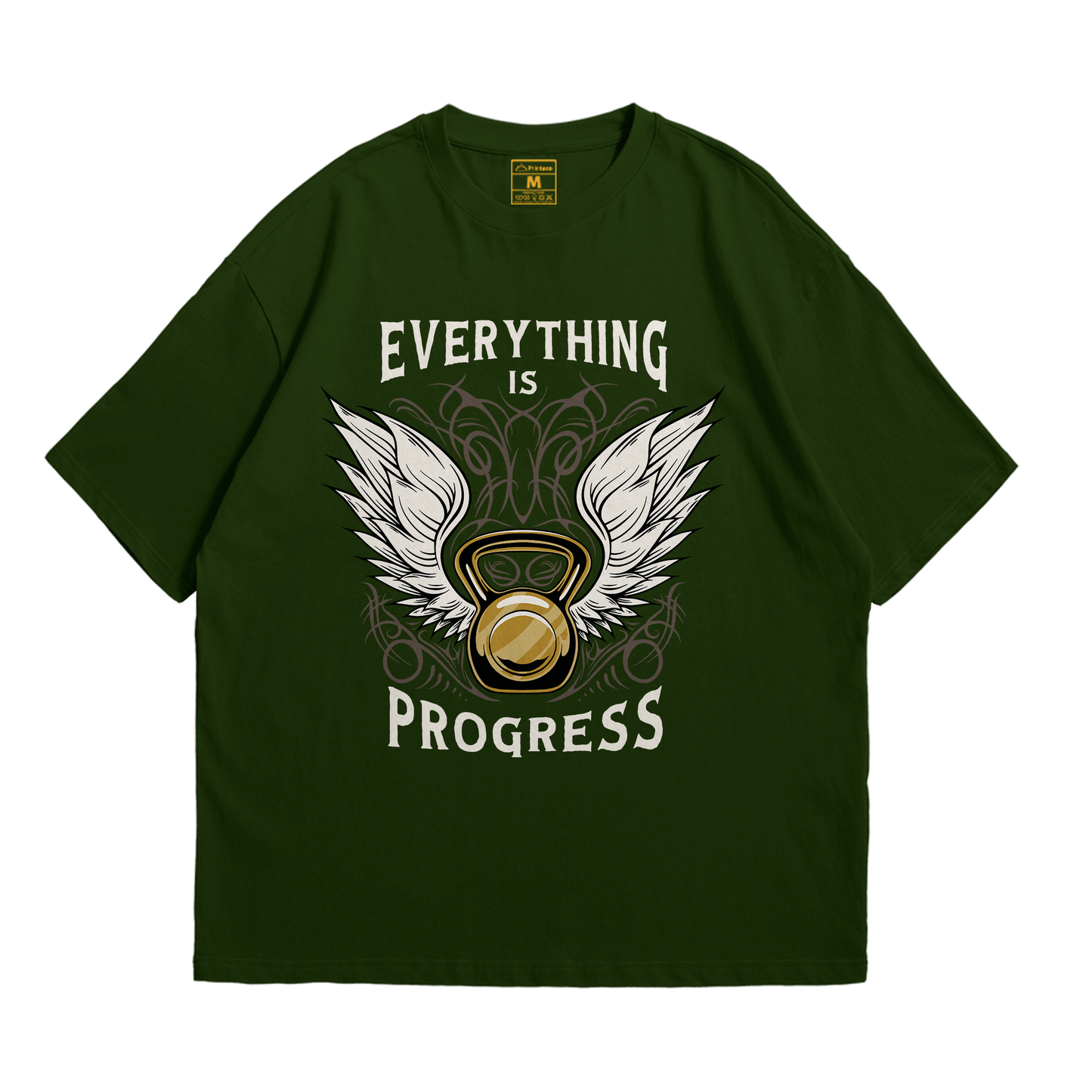 Premium Oversized Cotton Shirt: Everything Is Progress