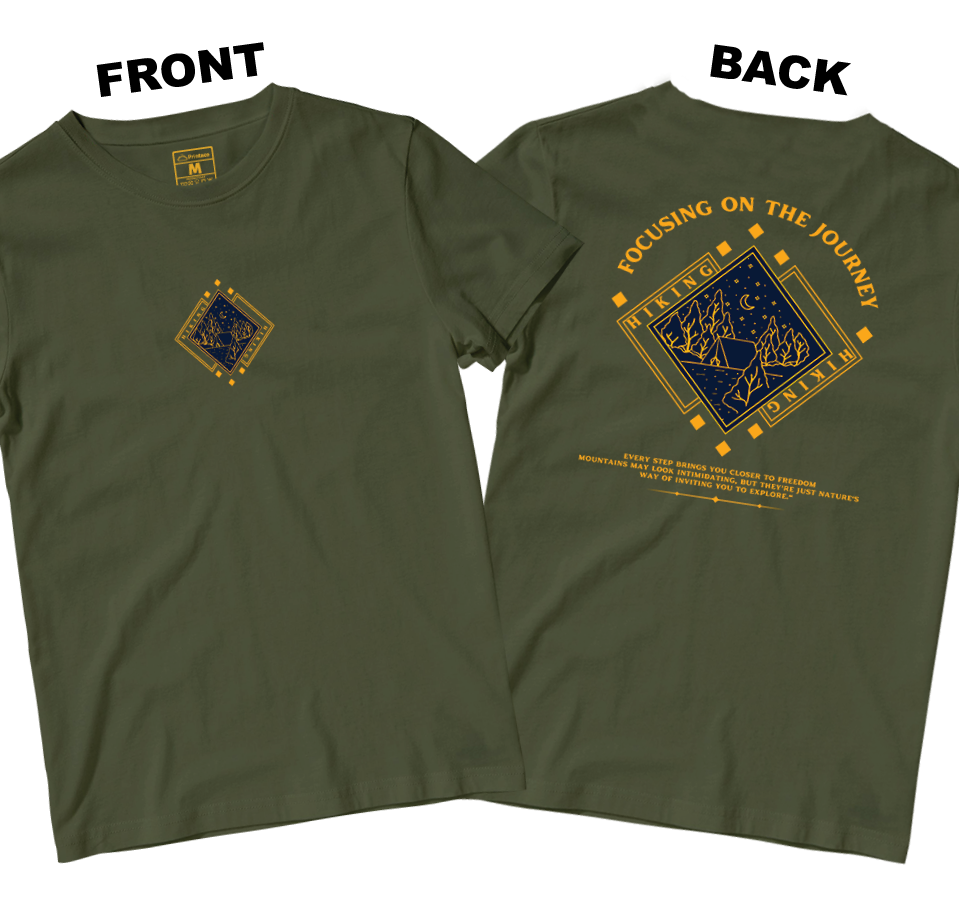 Drifit Shirt: FOCUSING ON THE JOURNEY  (Front and Back)