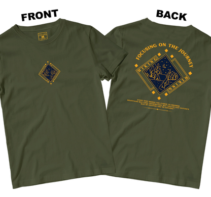 Drifit Shirt: FOCUSING ON THE JOURNEY  (Front and Back)