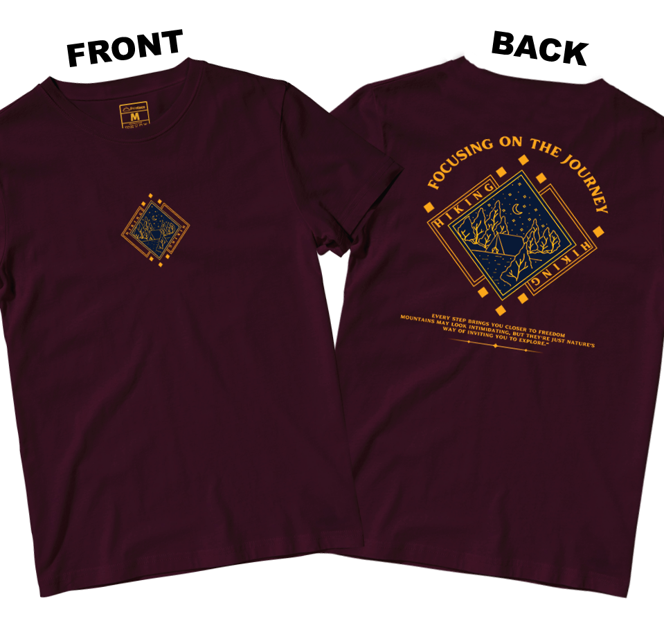 Drifit Shirt: FOCUSING ON THE JOURNEY  (Front and Back)