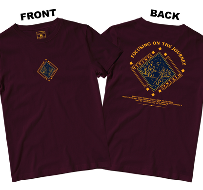Drifit Shirt: FOCUSING ON THE JOURNEY  (Front and Back)