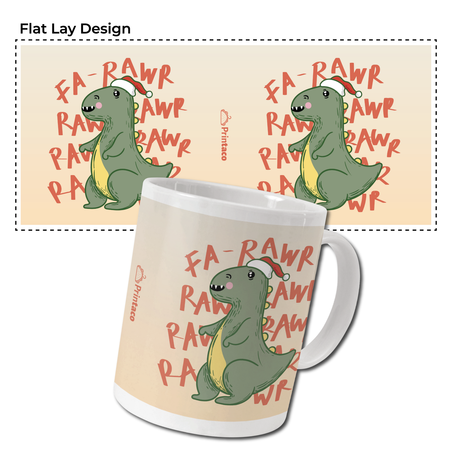 11oz Ceramic Mug: Fa-Rawr