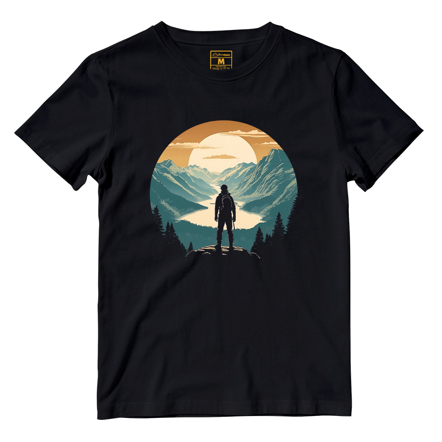 Cotton Shirt: Face Sunset