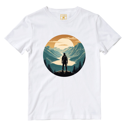 Cotton Shirt: Face Sunset