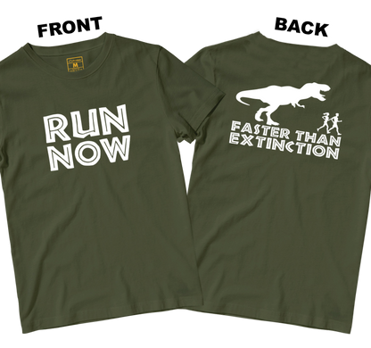 Drifit Shirt: Faster Than Extinction (Front and Back)