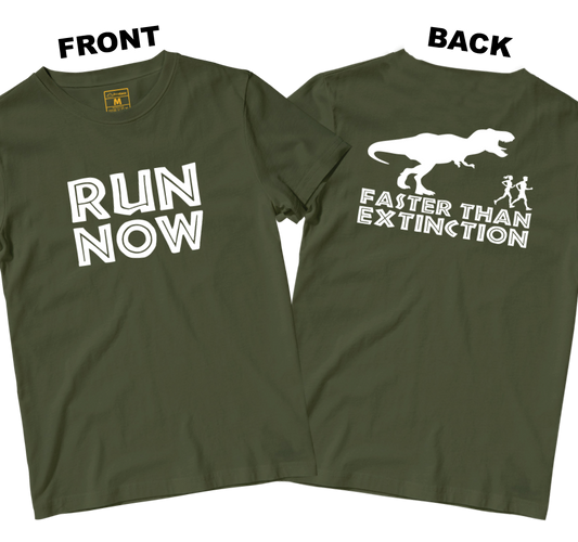 Drifit Shirt: Faster Than Extinction (Front and Back)