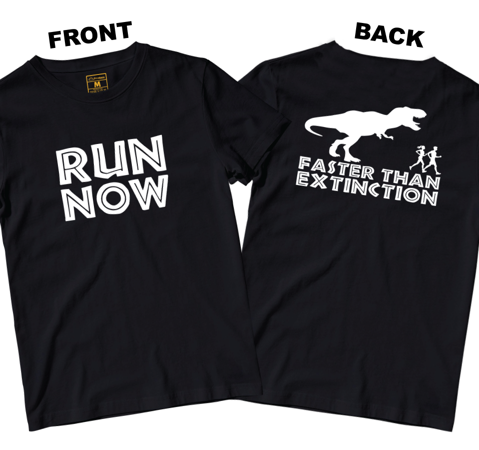 Drifit Shirt: Faster Than Extinction (Front and Back)