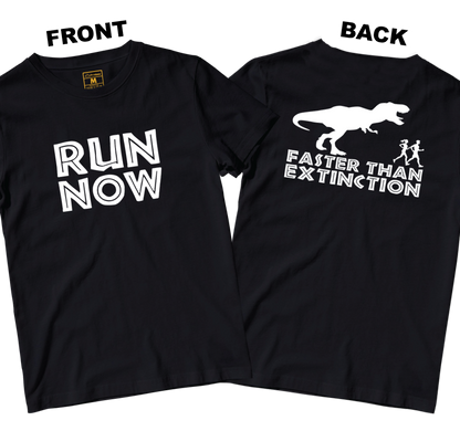 Drifit Shirt: Faster Than Extinction (Front and Back)