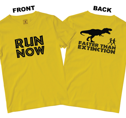 Drifit Shirt: Faster Than Extinction (Front and Back)