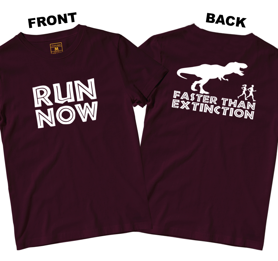 Drifit Shirt: Faster Than Extinction (Front and Back)