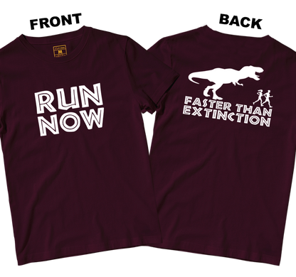 Drifit Shirt: Faster Than Extinction (Front and Back)