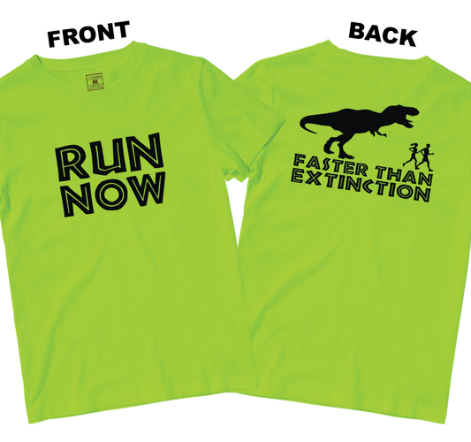 Drifit Shirt: Faster Than Extinction (Front and Back)