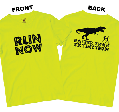 Drifit Shirt: Faster Than Extinction (Front and Back)
