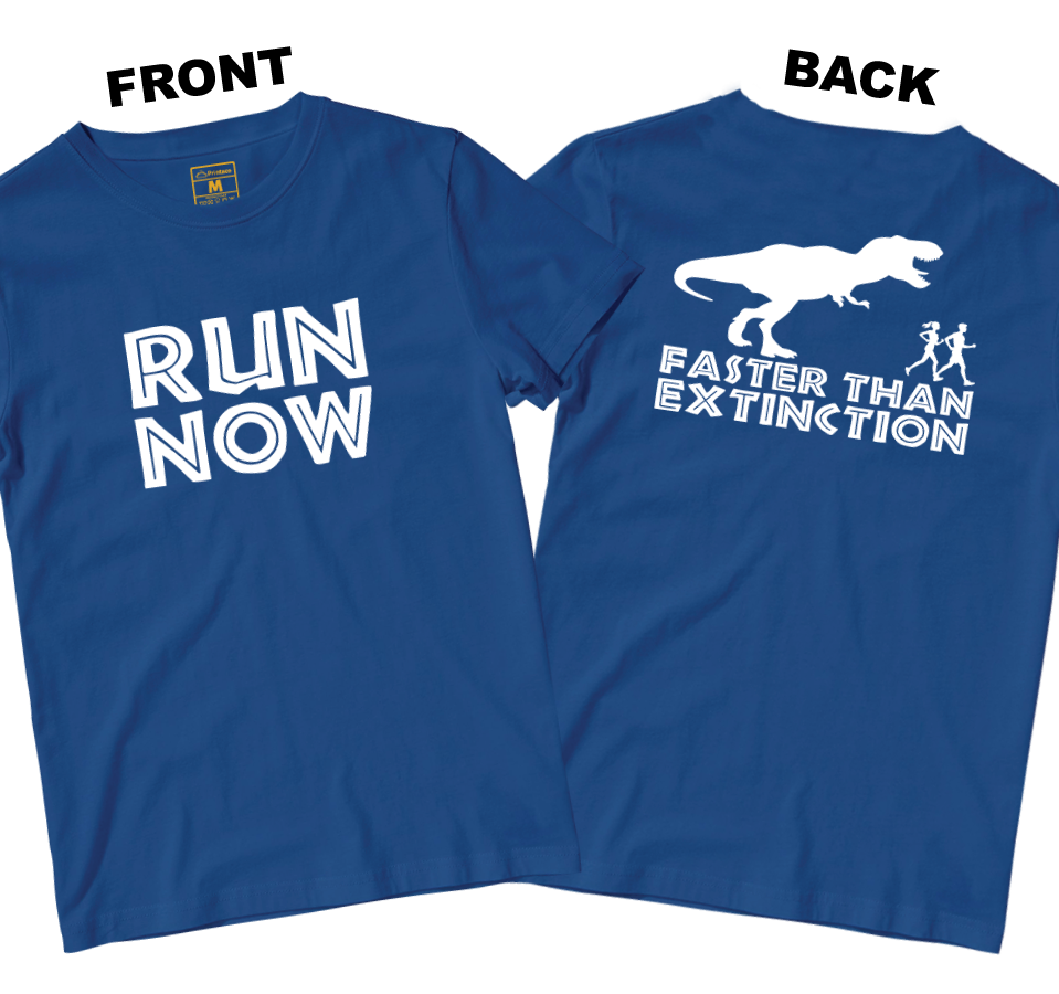 Drifit Shirt: Faster Than Extinction (Front and Back)