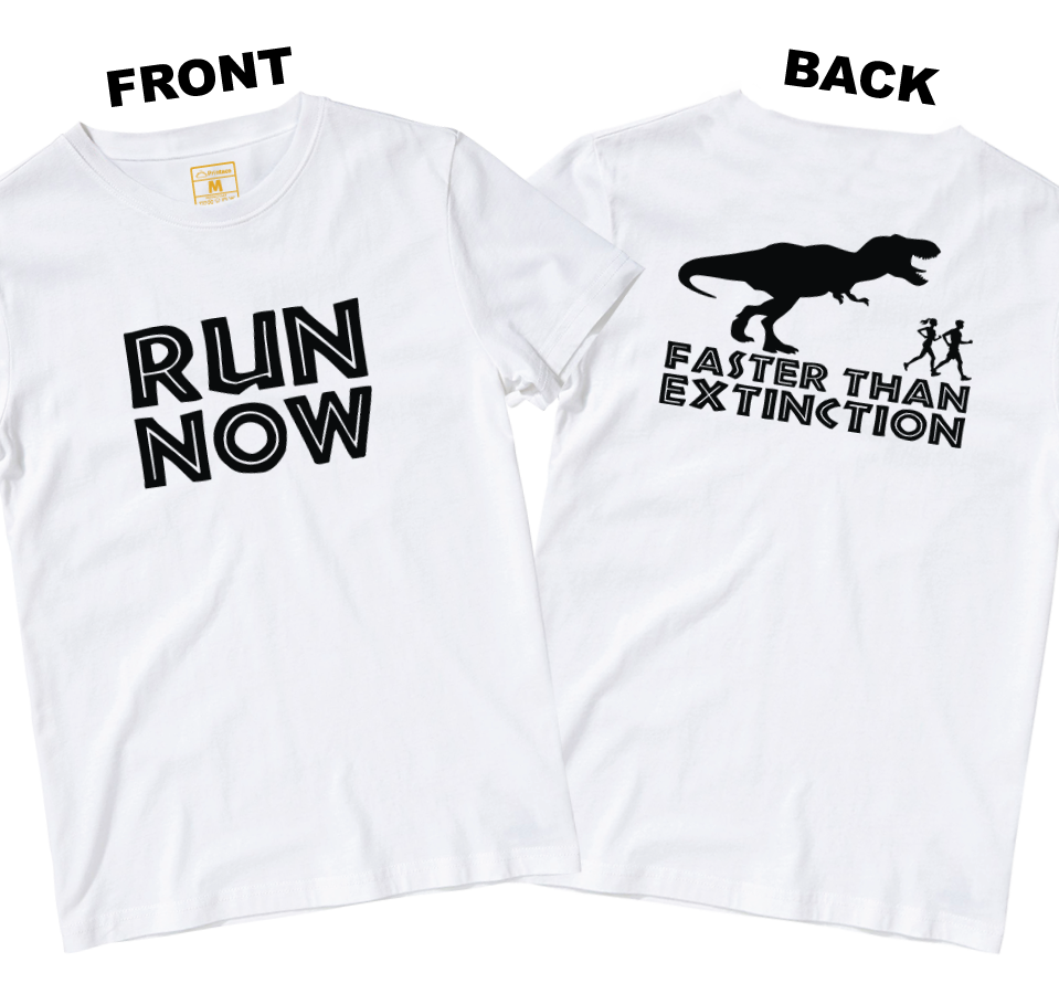 Drifit Shirt: Faster Than Extinction (Front and Back)