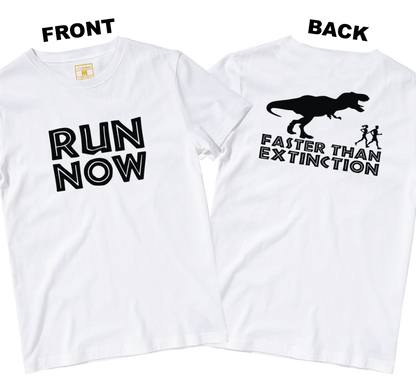 Drifit Shirt: Faster Than Extinction (Front and Back)