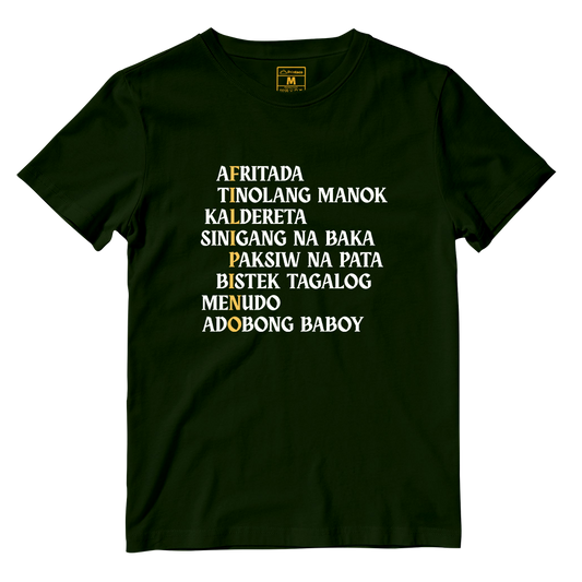 Cotton Shirt: Filipino Foods