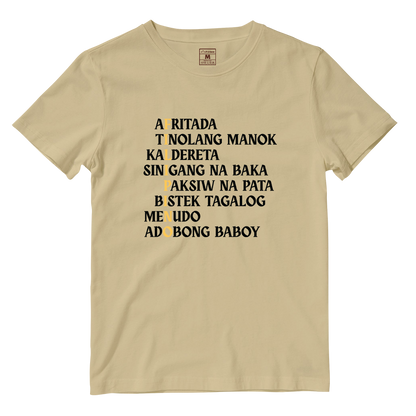 Cotton Shirt: Filipino Foods