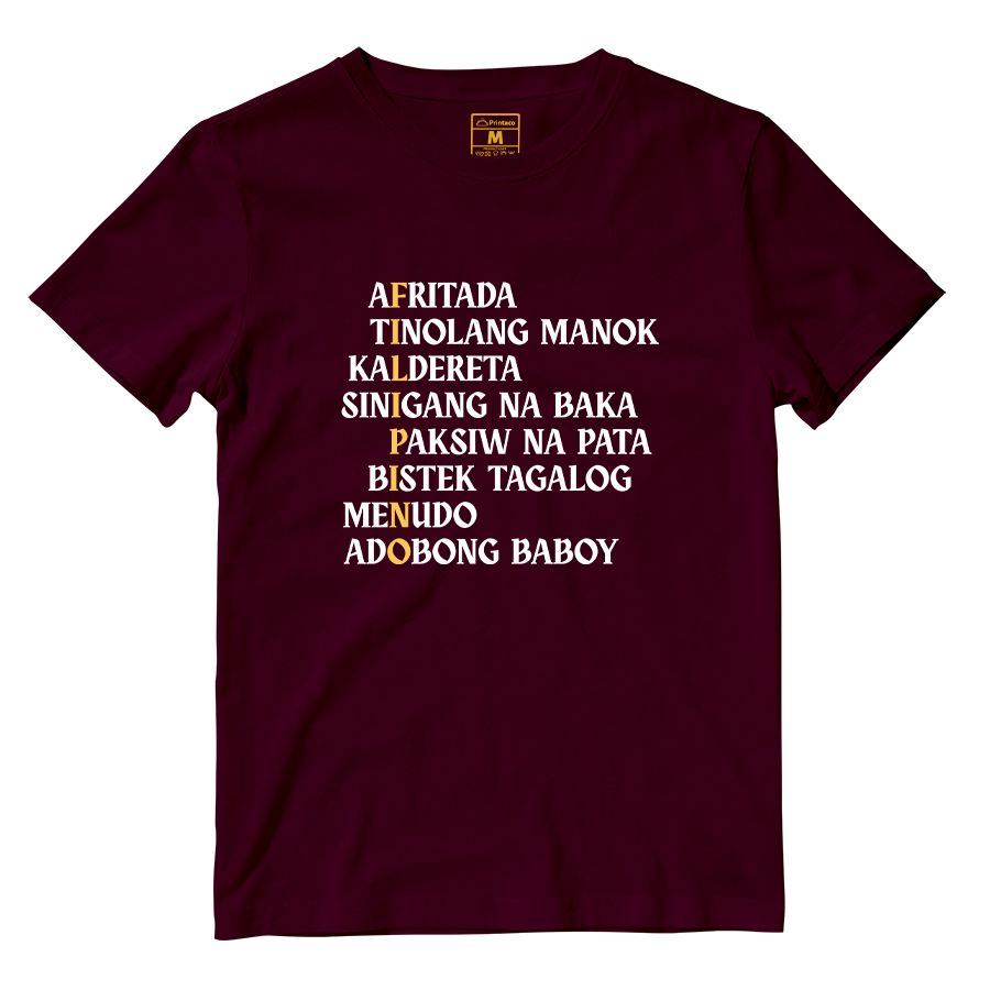 Cotton Shirt: Filipino Foods
